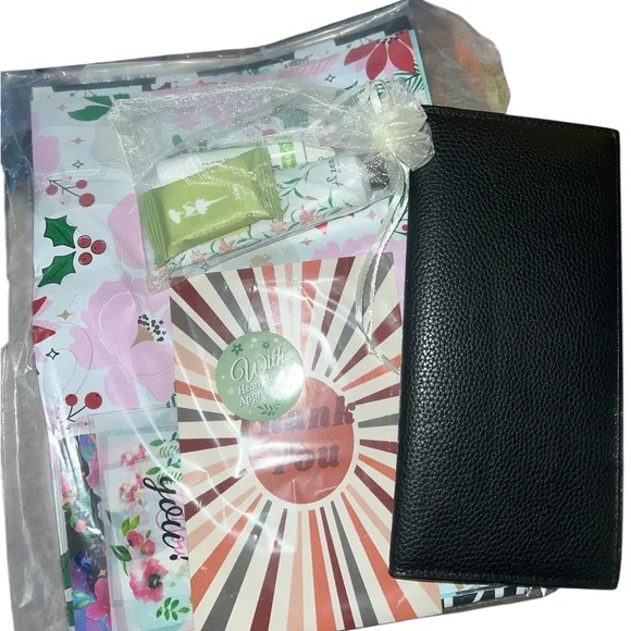 Trader Joe's Orange Tote Bag with 14 Accessories - Picture 2 of 5